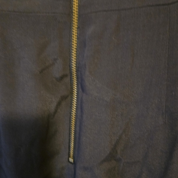 Anthropologie Girls From Savoy Elegant Navy Skirt Size 10 NWOT - Picture 5 of 6